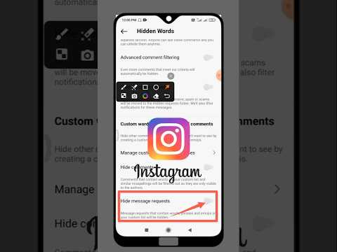 How to hide instagram message request📩 😱🔥🔥 #shorts #instantmessaging #youtube