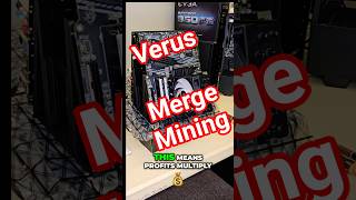 Mining Verus: How I Make Extra Money with PBaaS & Merge Mining! #shorts #crypto #cpumining