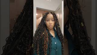 Crochet Mermaid Locs (OBSESSED) 😍 #hairtutorial #hairstyle #protectivestyles