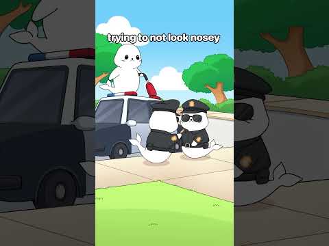 i’m just curious 👉👈 #nosey #neighbor #curious #animation #cute  #seal