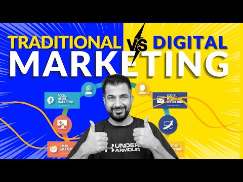 Digital Marketing Vs Traditional Marketing in Hindi