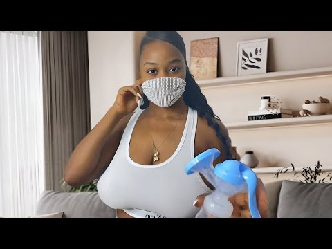 【pigeon搾乳機/Breast Pump Tutorial】手動搾乳機の使い方講座 保育士が解説 #育児 #子育て #搾乳 Breastfeeding Tips let pump with Mia