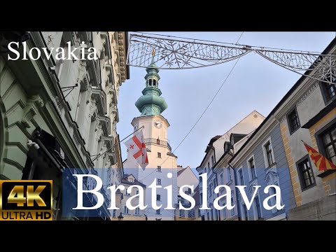 Exploring Bratislava, Slovakia I 4K I Part 2