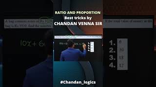 RATIOS SMART TRICKS TO SOLVE QUESTIONS BY Chandan Venna Sir | #chandan_logics #arithmetic