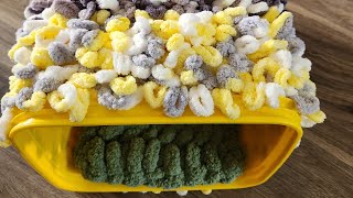 Recycled cat litter container project.
