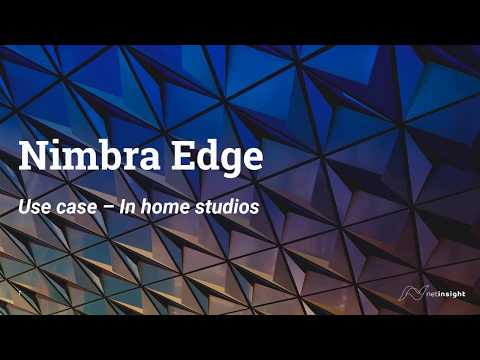 Nimbra Edge use case  - In home studios