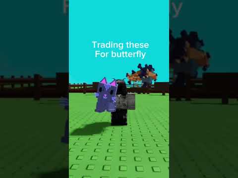 Trading df and 5 moon cats for butterfly #growagarden