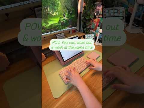 Working out whilst working🏃🏻‍♀️💻 | Deerrun Q1 Mini Treadmill