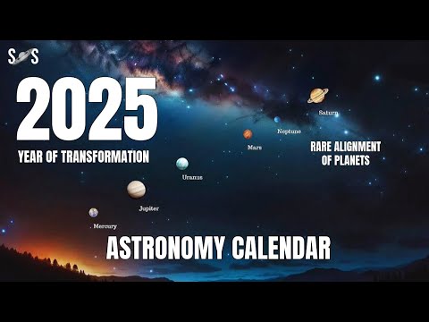 Astronomy Calendar 2025 | Planetary Alignment 2025