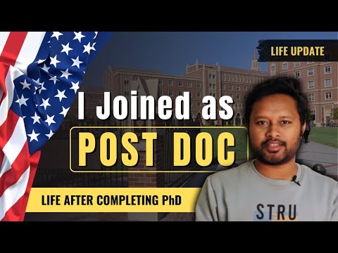 I Joined as Post Doc | Life Update