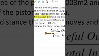 Piston Movement & Efficiency Preview | #thermodynamics