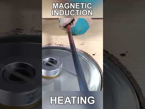 Melting metals with magnetic induction