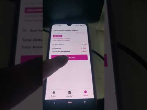 Generate Bill With POS System Through Mobile App