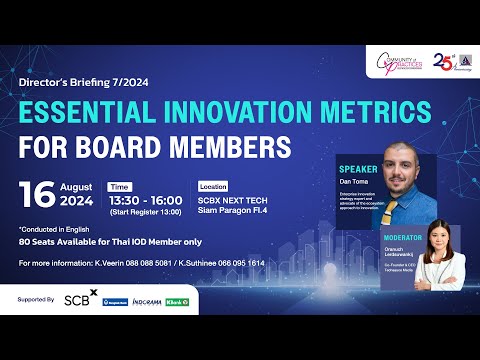 Director's Briefing 7/2024: Essential Innovation Metrics for Board Members