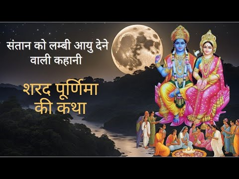 शरद पूर्णिमा व्रत कथा | sharad purnima vrat katha | 2024 | #sharadpurnima2024 #bhajan #viralvideo