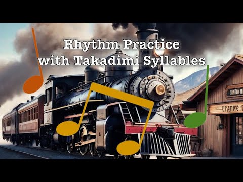 Rhythm Practice with Takadimi Syllables - Quarter Notes and Two Eighth Notes