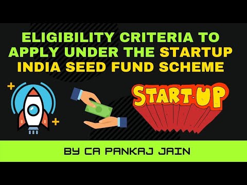 Startup India Seed Fund Scheme - Eligibility for Startups