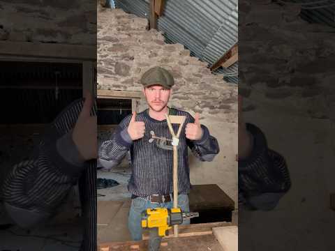 Making a Hazel Thumb Stick #hazel #stickmaking #ireland #wood #handmade #craft #hiking