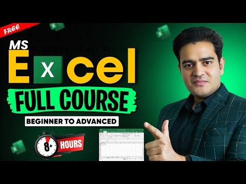 MS Excel Full Practical Course in Hindi Beginner to Advanced Level | #msexcel #freepracticalcourses