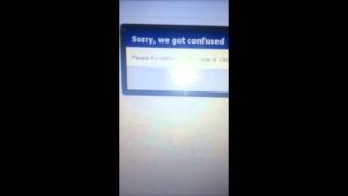 Facebook error