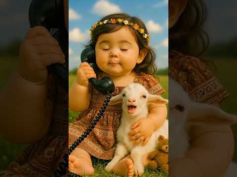 cute baby says muma papa | baby talking on phone call #babylaughing #ytshorts #viral #thekidsland