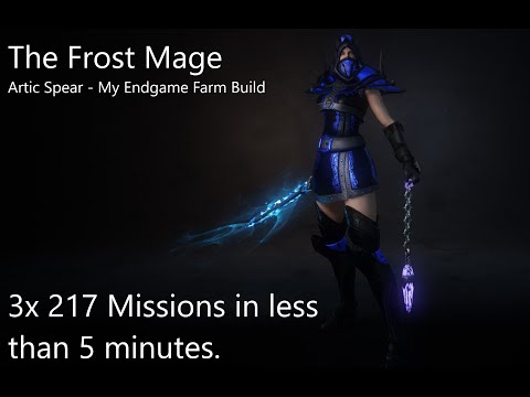 Wolcen 1.1.6.9 The Frost Mage. Arctic Spear - (Build updated for 1.1.7.0) 3x 217 Missions Showcase.