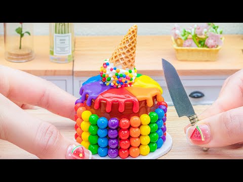 1000+ Mini Cake Making Compilation 🌈 Miniature Rainbow Cakes Decorating 💕 Best Of Mini Cake Recipe