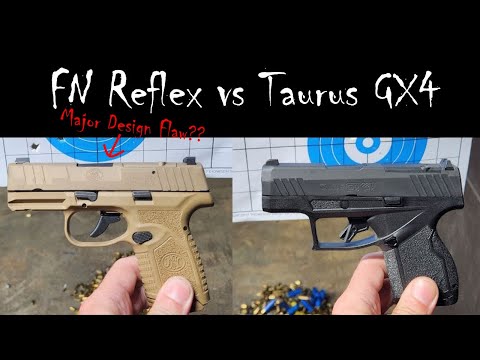 ⚠⚠ Watch Before You Buy! FN Reflex Major Accuracy Issues! Reflex vs Taurus GX4 Range Review