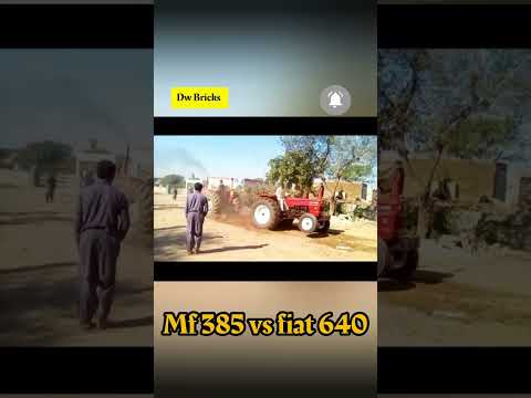 mf 385 vs fiat 640 | tochen mukabla | Dw Bricks #viral #trending #shortvideo