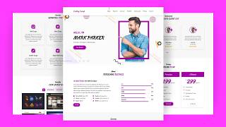 Responsive Portfolio Website Design Using HTML, CSS & JavaScript | Fully Responsive