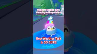 Are you guys enjoying this extra little task? Seeing the pets jump in puddles is so adorable 🥰🥹💕