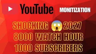 YOUTUBE MONITIZATION PROGRAM BREAKINGNEWS UPDATE THIS FEBRUARY 2027