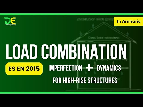 Load Combinations Dynamic (Response Spectrum) + Imperfection | ES EN 2015