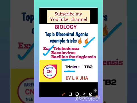 Biology | Topic Biocontrol Agent example tricks for neet 🔥🔥 #neet #shorts #neet2022_23 #neettricks