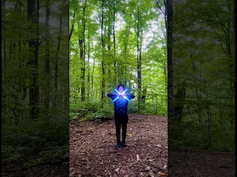 Weaving Light. LED Nunchaku