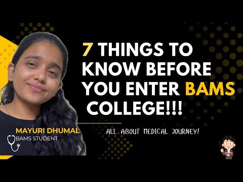7 THINGs to KNOW before you go to BAMS COLLEGE🫢| How to lead PERFECT BAMS college  life🧐#secret