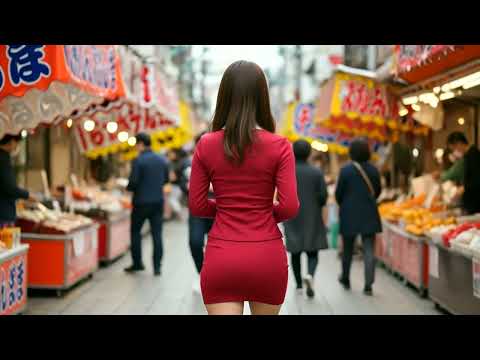 後ろ姿美人 | 屋台で食べ歩く着物美人が美しすぎる！ #美人 #後ろ姿 #後ろ姿美女