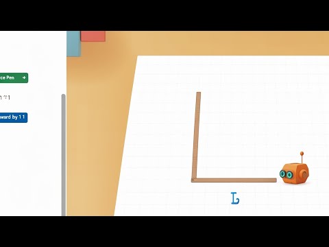 Draw Alphabets using coding | Fun programming for Kids | CodeRobo 🤖