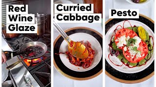 Medusa Kitchen Episode 2 | Pesto, Wine Glaze & Curried Cabbage (Under 20 Minutes!)