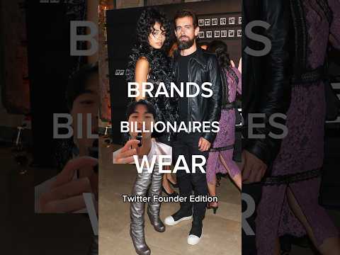 What brands does Twitter founder wear? #billionaire #luxuryfashionstyle #jackdorsey #rickowens