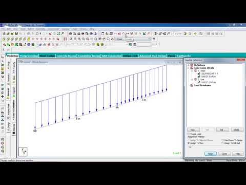 Day 44 STAAD Pro Tutorials   Analysis & Design of Propped Cantilever