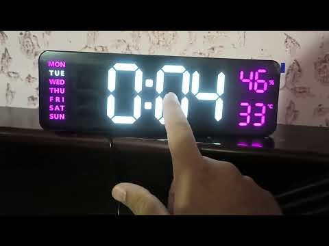 Digital wall clock opening review 2nd part #clock #darazreview #digital