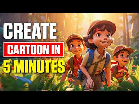 Create a Carton in 5 Minutes Using AI Tools - Youtube Automation Monetize Videos