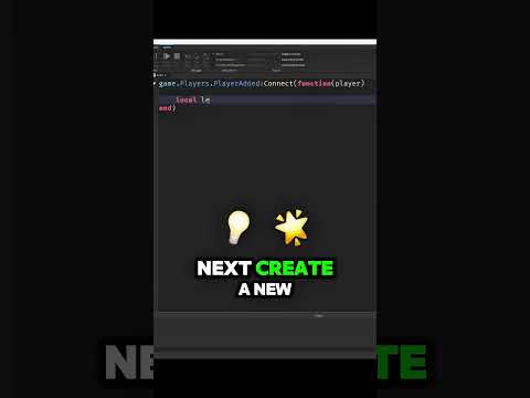 Roblox Studio Tip 35: How to Set Up Leaderstats! #roblox #scripting #robloxstudio #coding