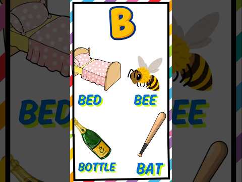 Letter B is For? #kidslearning #readingforkids #abcd #kidssongs #new #subscribe #shorts #learning