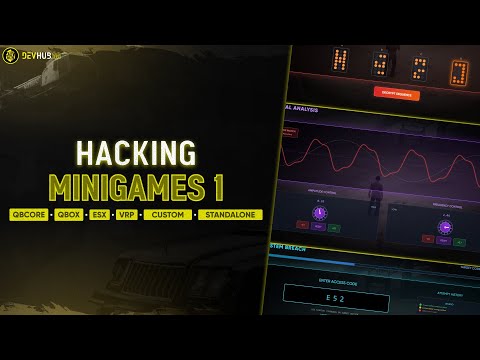 DEVHUB -  HACKING MINIGAMES 1 (FIVEM)