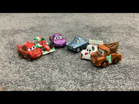 2011 DISNEY PIXAR’S CARS 2 SET OF 6 MCDONALD’S HAPPY MEAL TOYS
