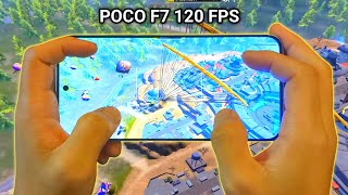 POCO F7  PUBG|BGMI 120 FPS METER  GAMEPLAY TEST