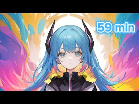 【フリーBGM】落ち着きたい時に聞きたい作業用BGM/59min  かわいい 作業用 BGM