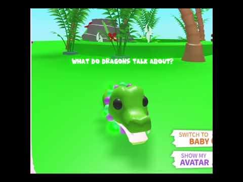 a talking dragon in adopt me???